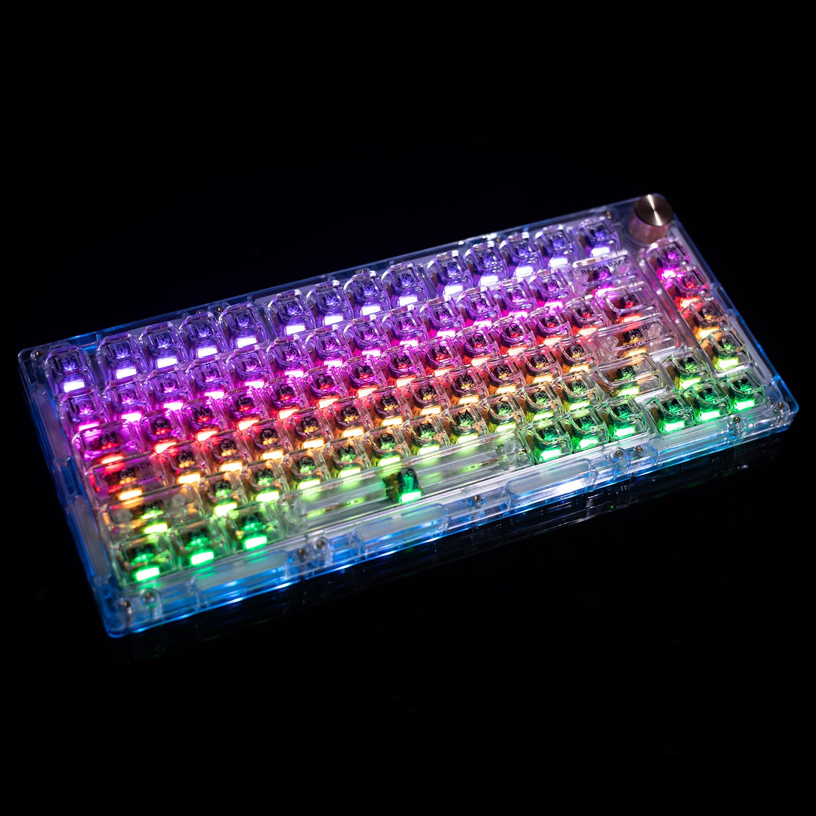 GK GAMAKAY Lot de 113 touches transparentes pour clavier mécanique MX Gateron Kailh Switch profil ASA SN75 98% 75%