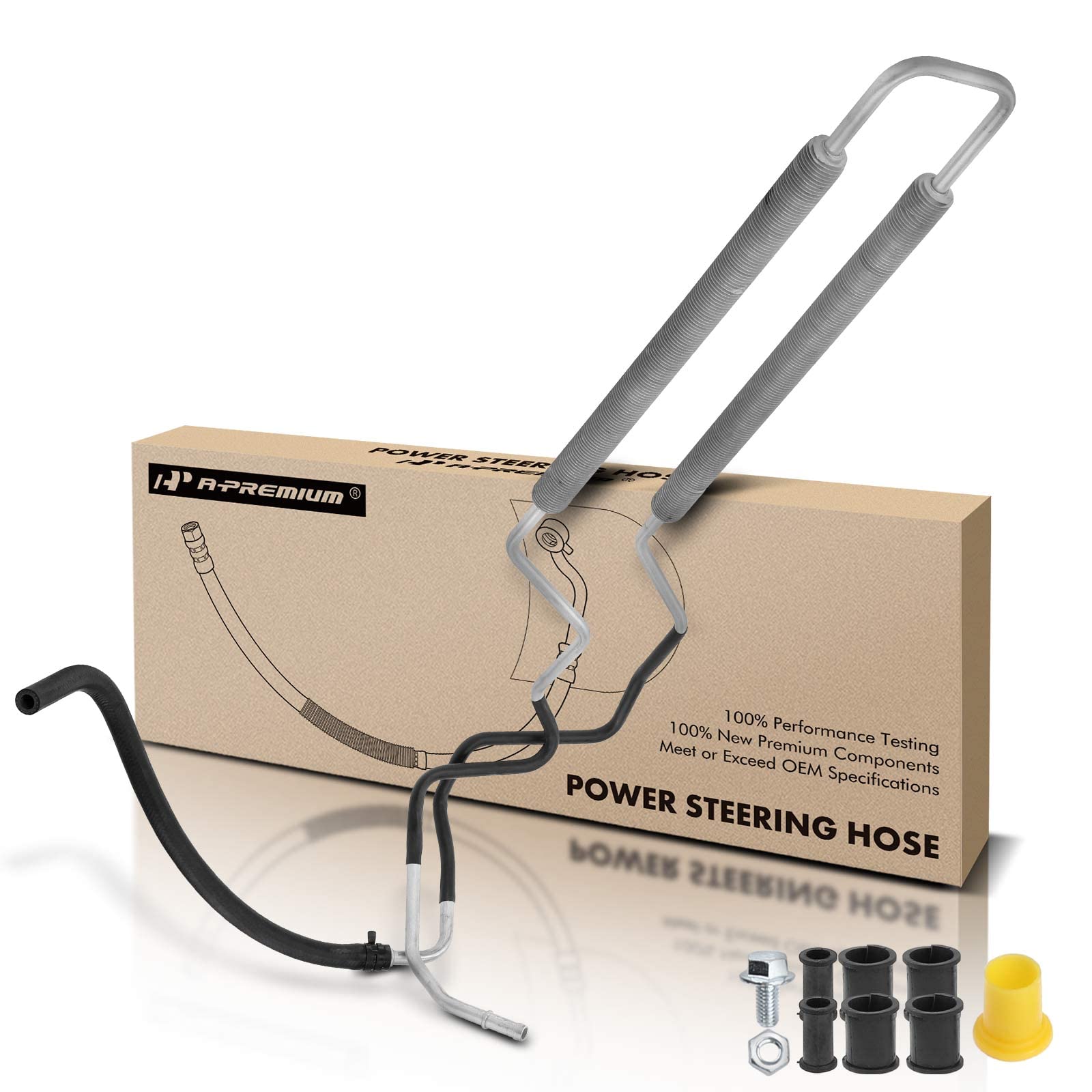 Photo 1 of A-Premium Power Steering Hose Return Hose Line Assembly Compatible with Toyota Sequoia 2008-2017 Cooler Tube