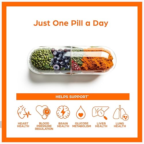 Miniatura 2 de PS Longevity Suplemento antienvejecimiento Multivitamínico metilado premium para hombres y mujeres Suplemento antioxidante natural Vitaminas B