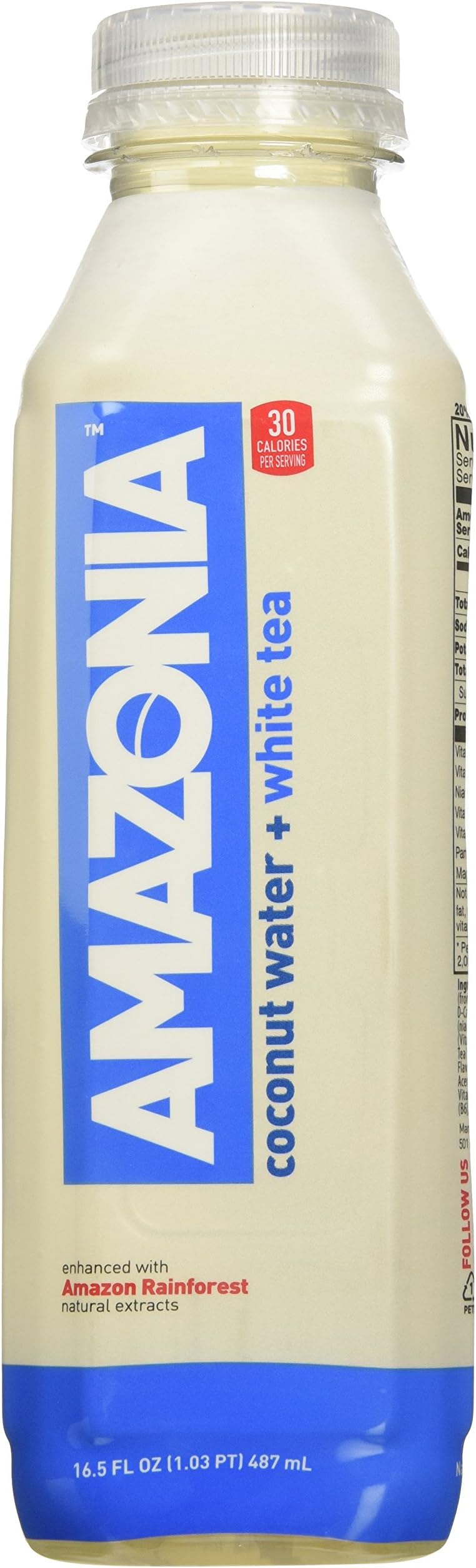 Amazonia Coconut Water White Tea #camucamu 16.5 Oz -Pack of 12