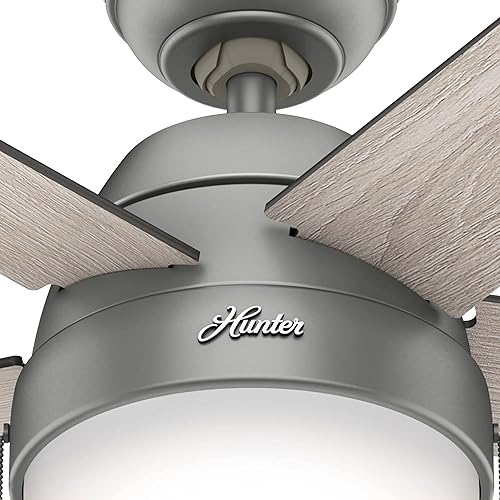 Miniatura 7 de Hunter Anslee Ventilador de techo interior con luz LED y control de cadena de tracción