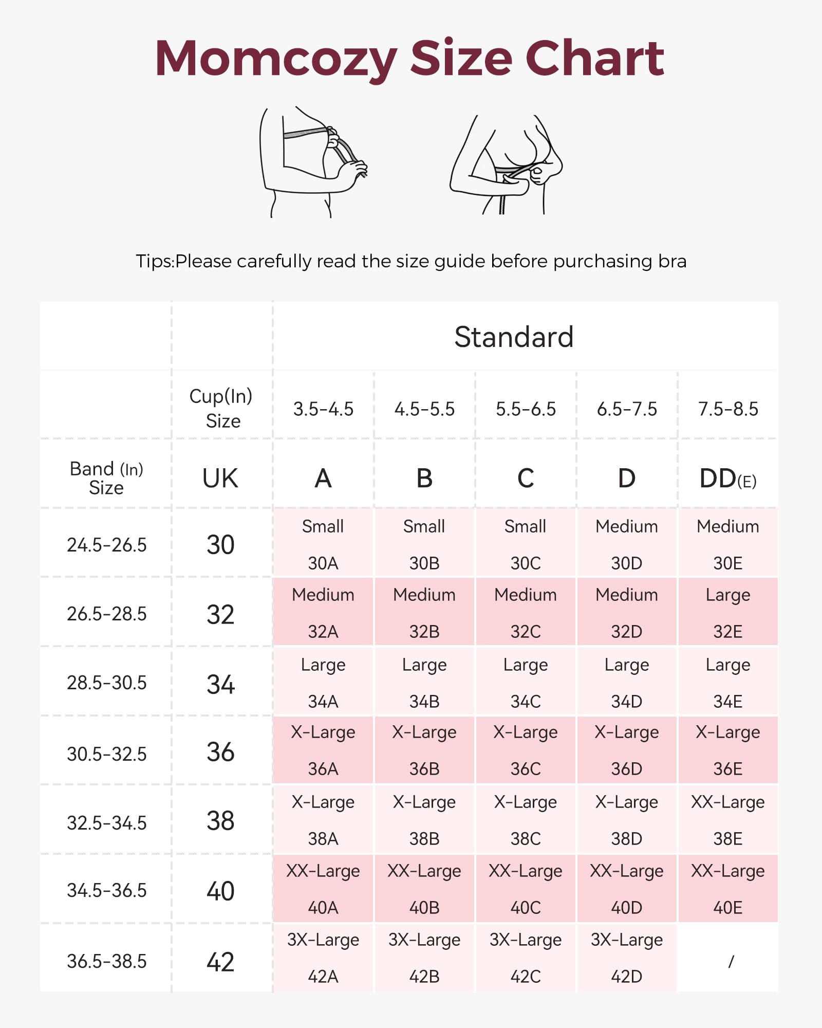 momcozy Nursing Bras for Breastfeeding, Seamless Pregnancy Maternity Bra Wireless Classic Jelly Strip Support Nursing Bra — view 6