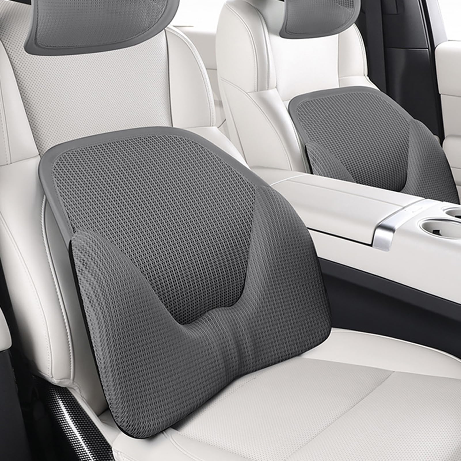 Cuscino di supporto lombare per auto, cuscino in schiuma di memoria traspirante | cuscino di supporto lombare in schiuma di memoria per poltrona - per riposo del corpo auto aereo ufficio sonno Chai