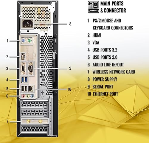 Miniatura 9 de Computadora de escritorio MTG Aurora - Intel Core i7 4 generación, RAM DDR4 de 8 GB, Nvme de 256 GB, teclado ergonómico inalámbrico MTG, auriculares