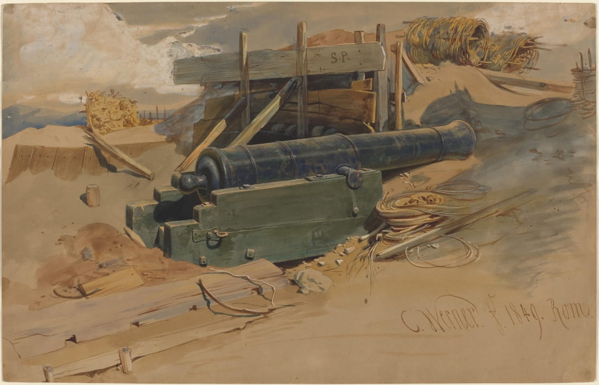 POSTERIIk Famous Print Pop Art Wall Art Graffiti Cannon by Carl Friedrich Heinrich Art Prints for Home Decor 60x90cm