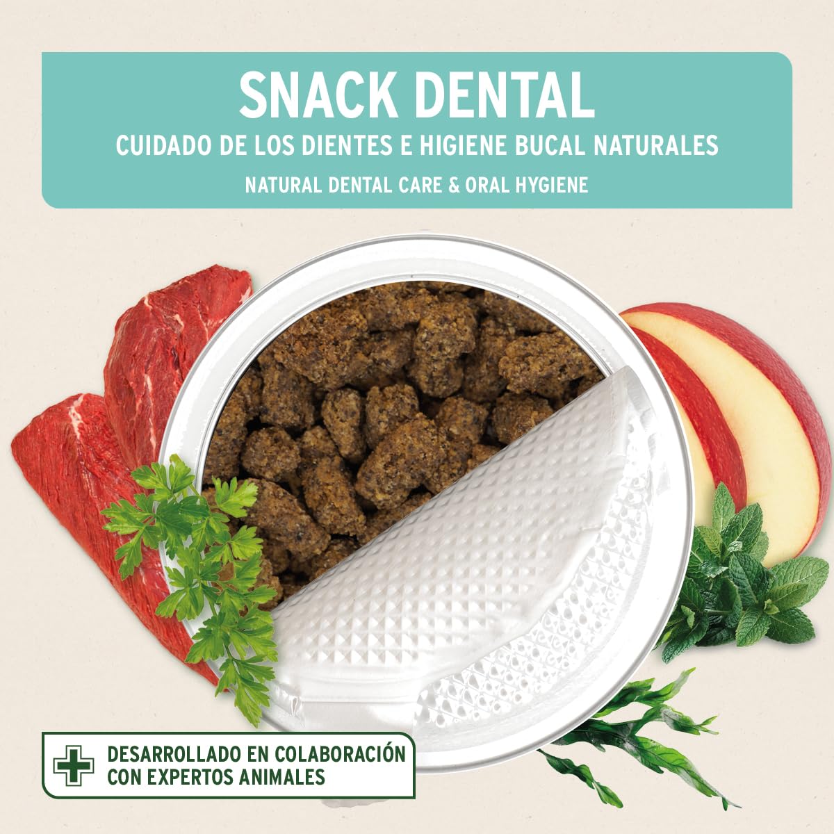 AniForte Denta Snack para Perros 300 g - Cuidado Dental Natural, contra el Mal Aliento, golosinas para Perros para Unos Dientes sanos, para la higiene bucal y el Cuidado Dental
