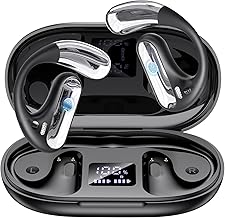 Sponsored You’re seeing this ad based on the product’s relevance to your search query.Learn more about this advertisement Open Ear Headphones, Bluetooth 5.4, Sports Wireless Earphones with 4 ENC Mic, 40h Playback, 1.5H Quick Charge, LED Display, IPX7 Waterproof, Intelligent Touch Control, HiFi Sound Earbuds, Black