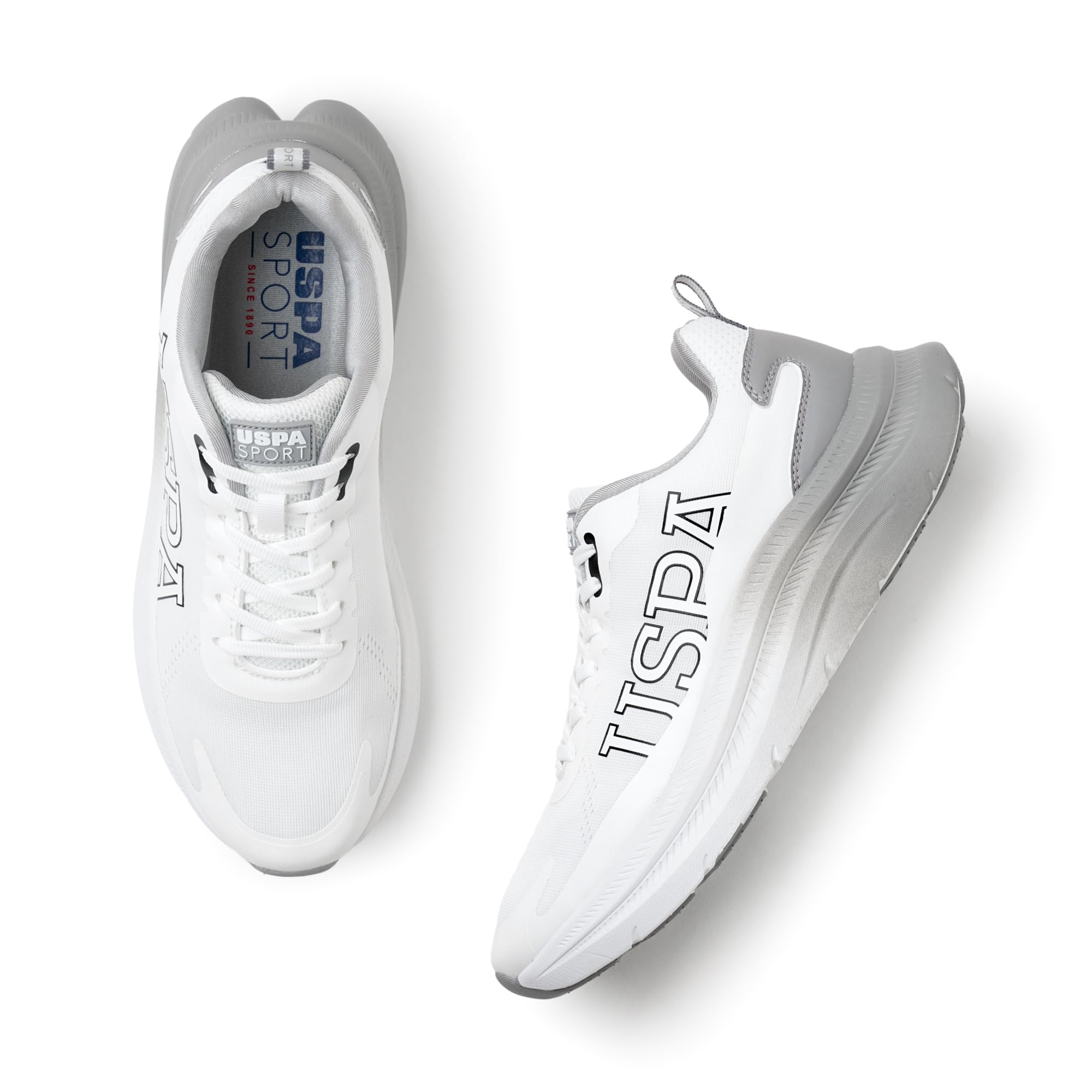 U.S. POLO ASSN. Mens Cayman White Sneaker - 6 UK (2FD24017W01) (B0CPFLRYZ3) Amazon Price History, Amazon Price Tracker