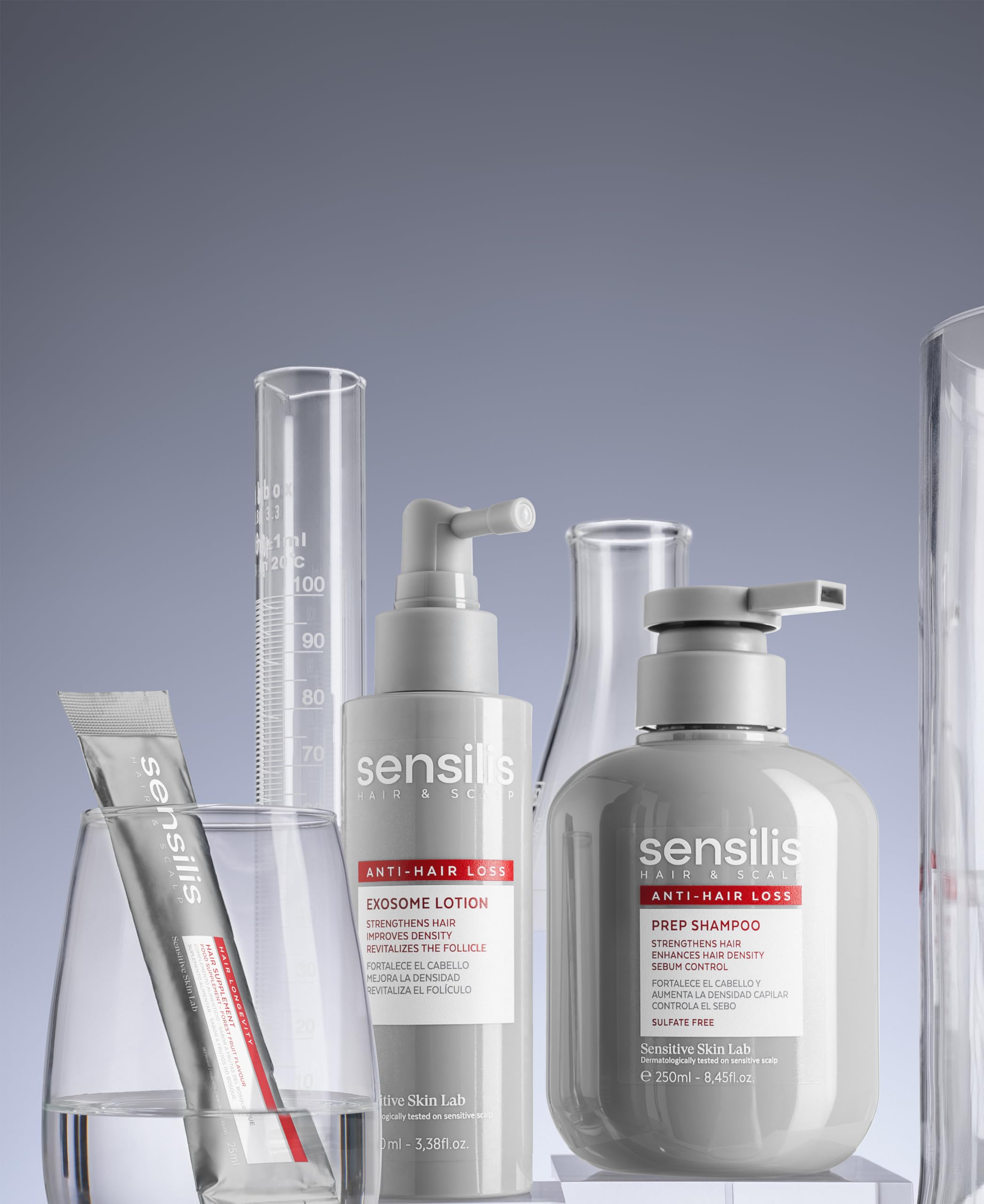Sensilis Champú Exfoliante Sin Sulfatos Ácido Glicólico Niacinamida Pantenol 250 ml