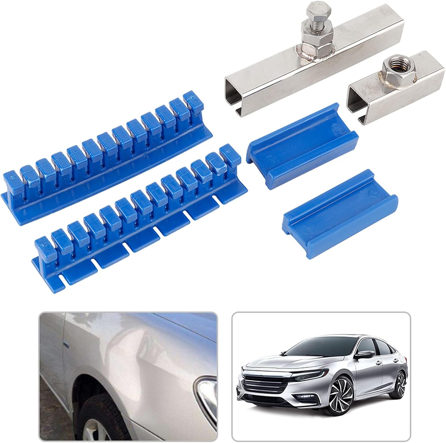 for Centipede Paintless Dent Repair Puller Kit Dent Car Repair Tool Vehicle Dent Removal Repairing Tool Set Blue Dent Puller Kit