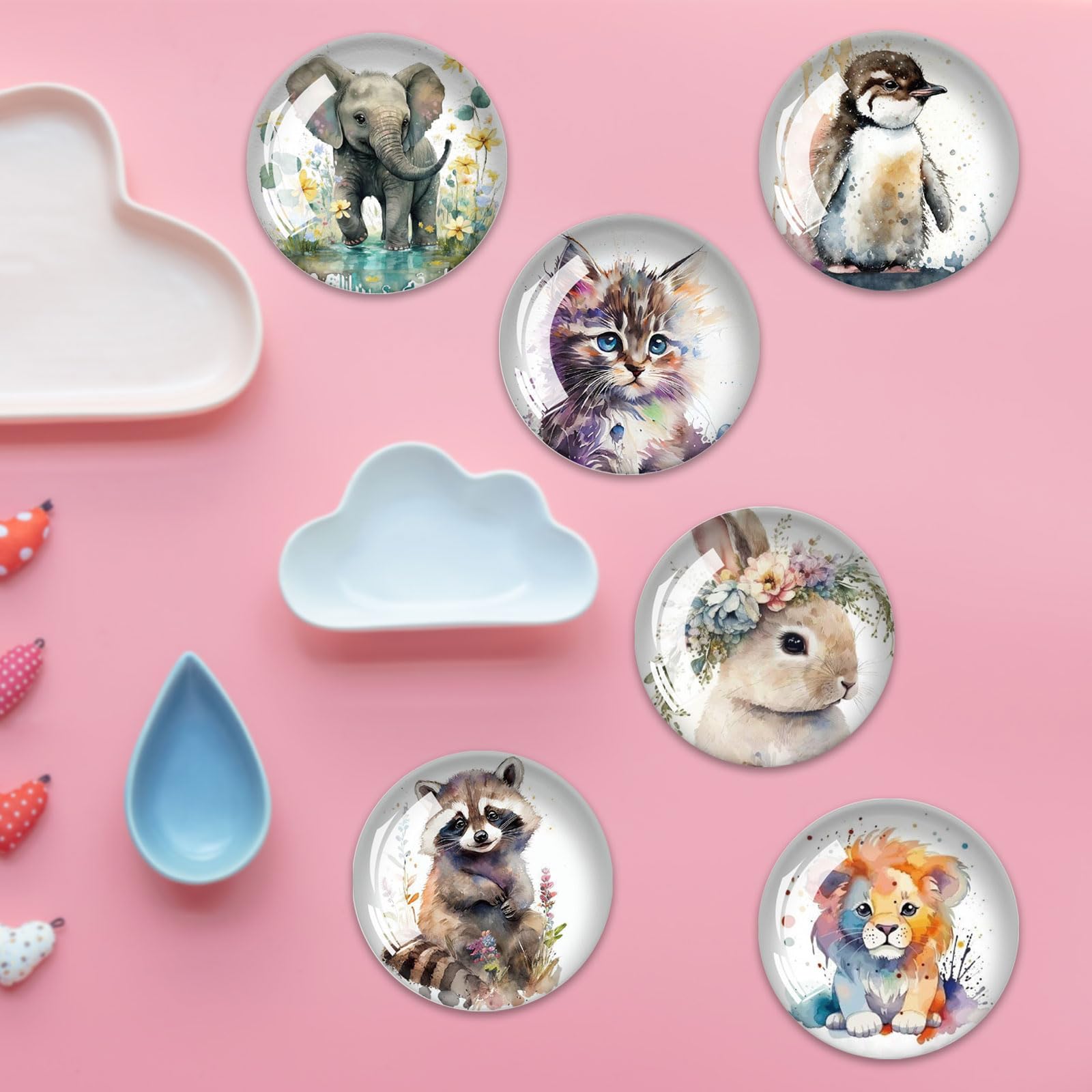 Hshenjhu 12 magneten voor honden, krachtig, decoratief, voor