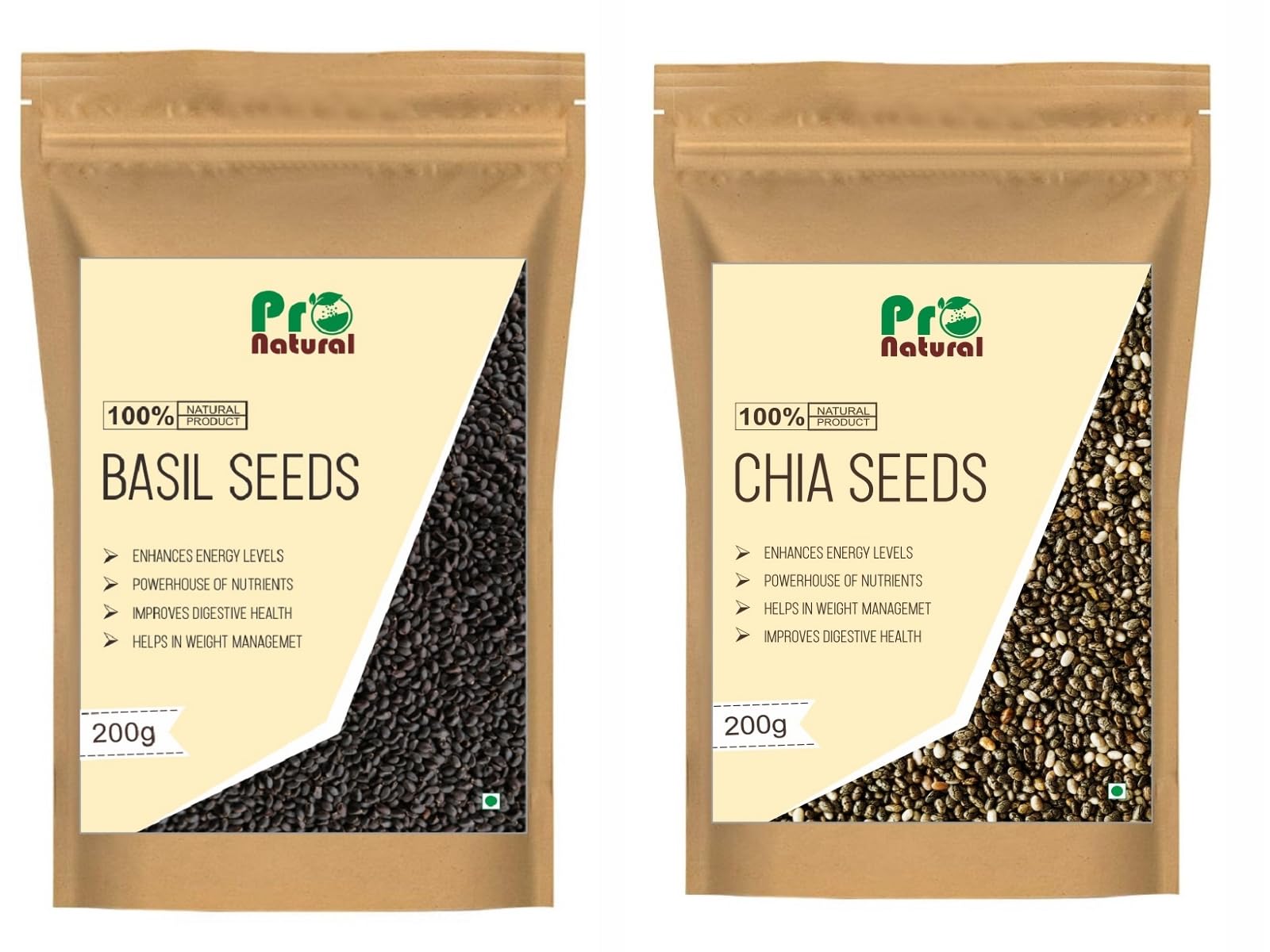 See full amazon price history chart for Pronatural Combo Pack of Raw Chia Seeds & Basil Seeds 200g each, 400gms (200gX2) Pronatural Combo Pack of Raw Chia Seeds & Basil Seeds 200g each, 400gms (200gX2) (B0CCMT8HQV) Amazon Price History, Amazon Price Tracker