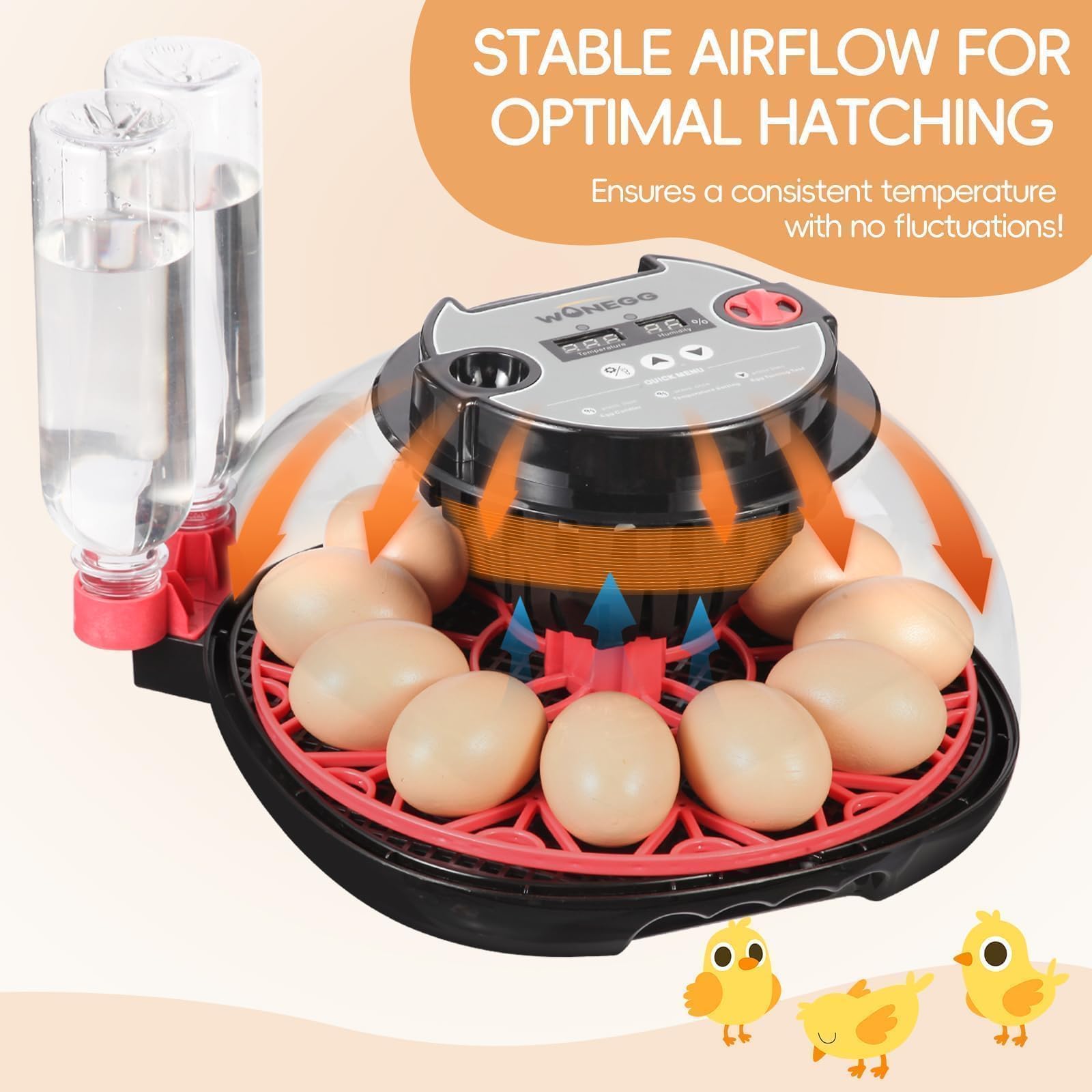 Amazon.com: ZEMIRO CHARGE Simple Plus 12-Egg Incubator for