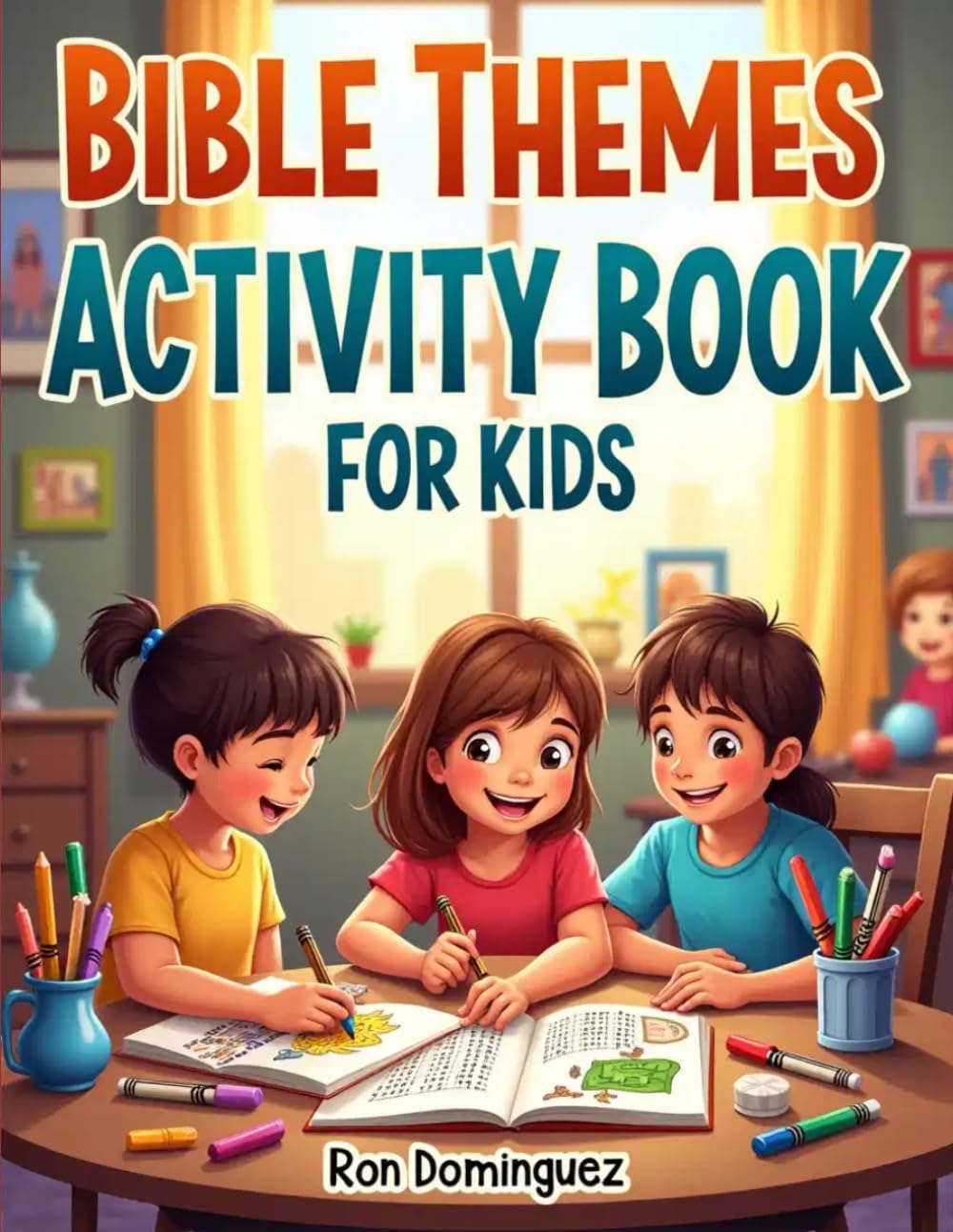 Bible theme activity book for kids