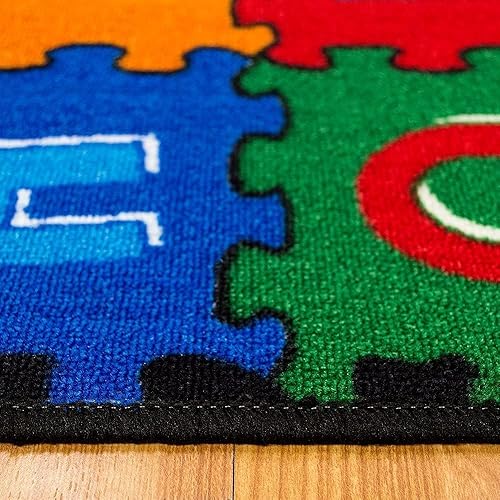 Miniatura 5 de champion rugs Alfombra de juegos para niños/habitación de bebé/guardería/aula/sala de juegos, letras del alfabeto de Abc, números, rompecabezas,