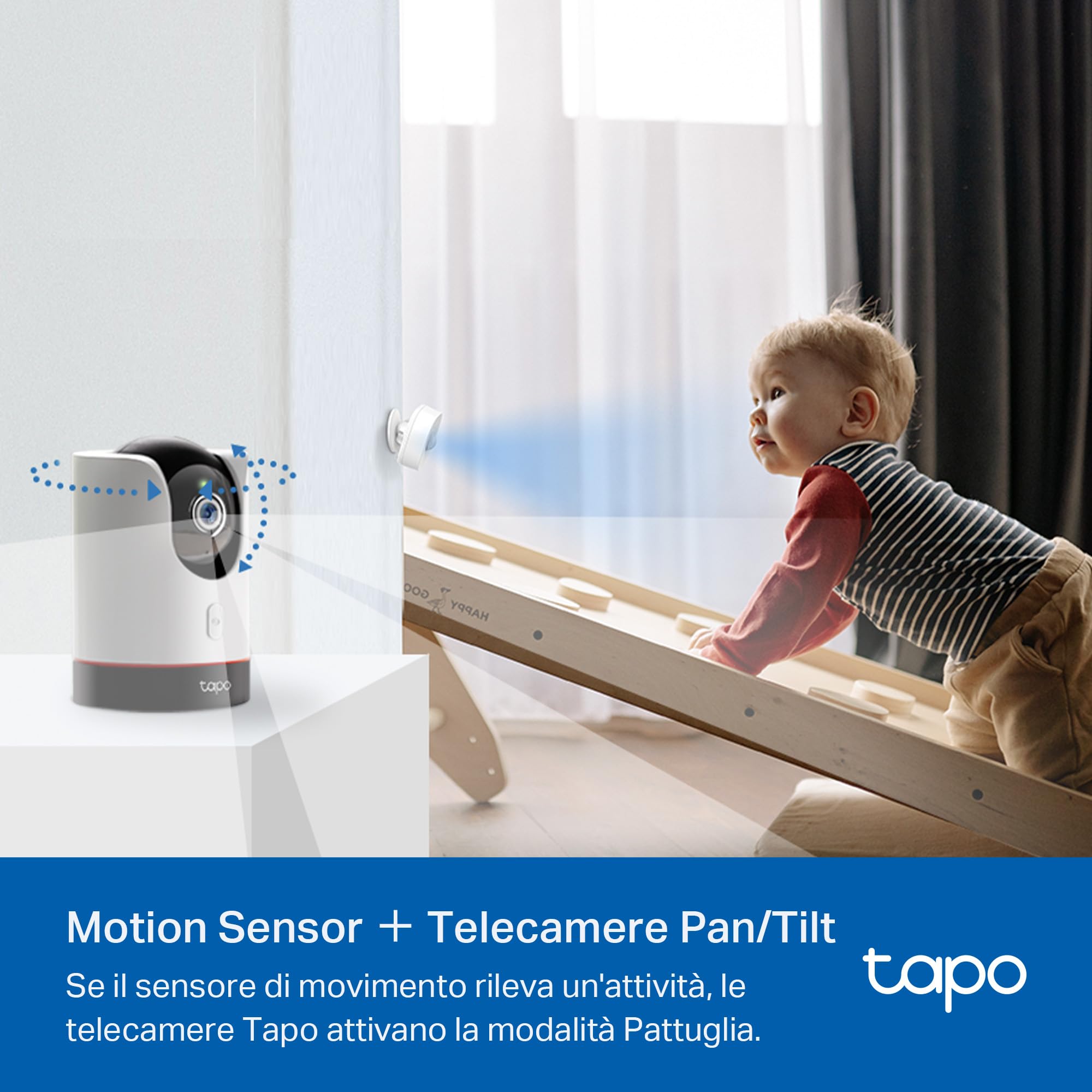 Tapo T30 KIT Sistema di Allarme, Antifurto, Allarme Casa senza Fili, 1 Sensore di Movimento e 2 Sensori di Finestra, Compatibile cogli Altri Dipositivi Smart, Avvisi Istantanei APP