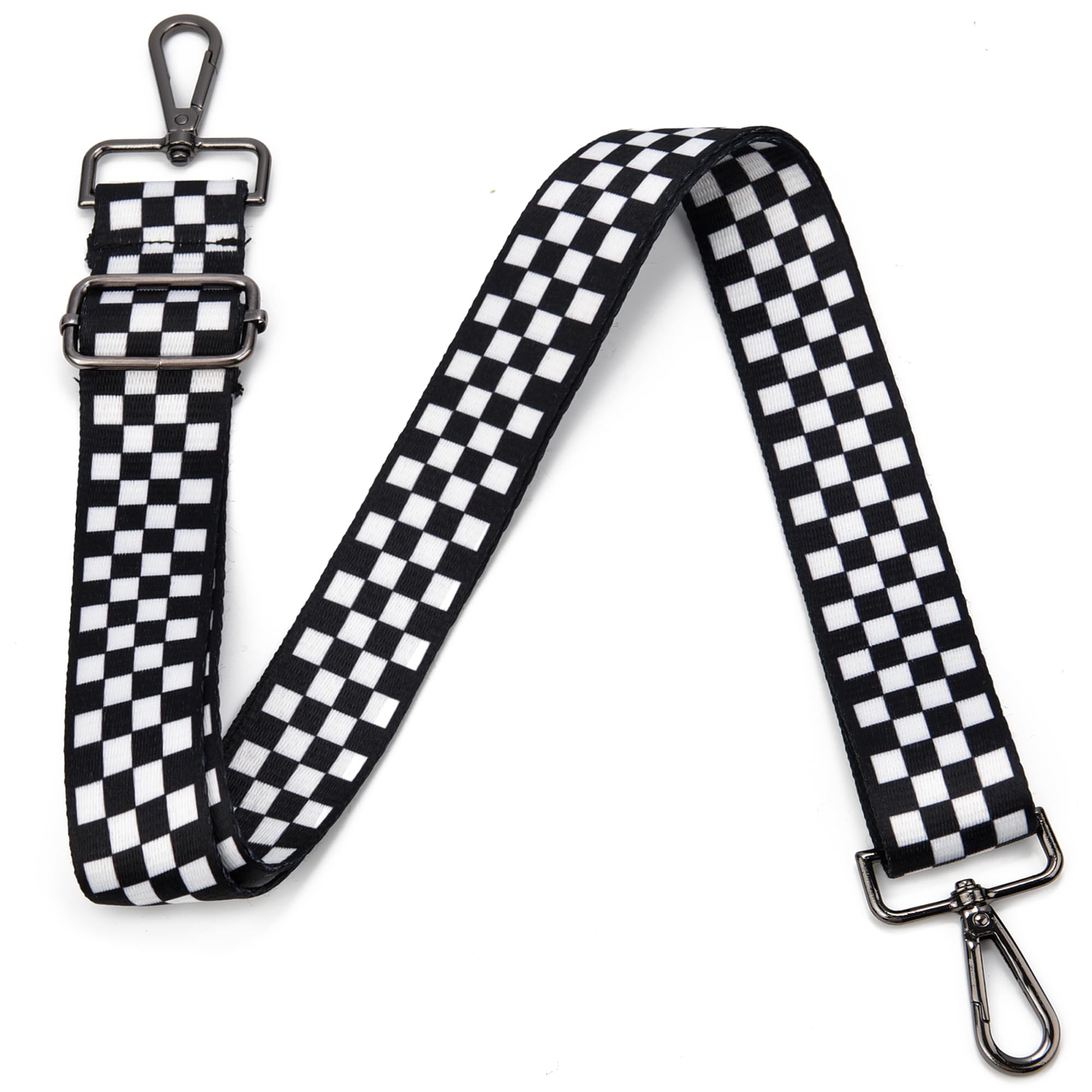 Purse Strap Gold Hardware Replacement Crossbody Bag Strap, Wide Adjustable Shoulder Strap
