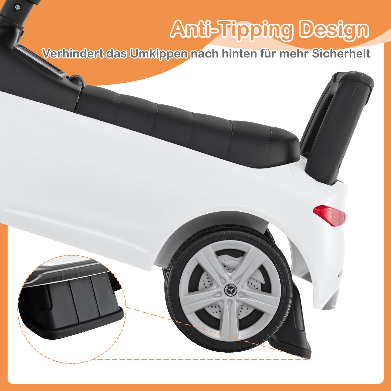 COSTWAY Mercedes Benz 12V dětské autíčko s