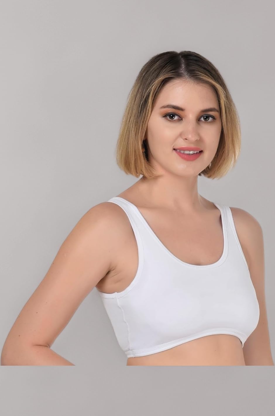 - Women's Wirefree Non-Padded Sports Bra Super Cotton Blend Elastane Stretch Full Coverage Support Workout Sport Bra for Gym, Yoga, Running & Training (Available Size : S-XXL)
