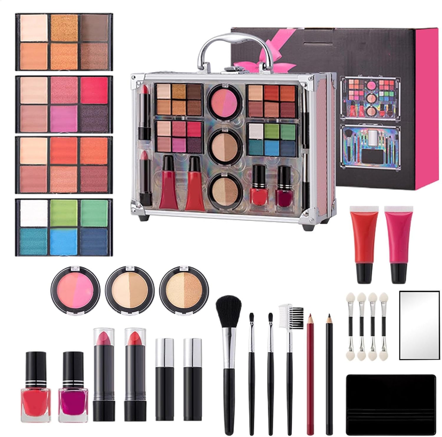 Makeup Kit for Women, Matte Makeup Set, Long Lasting Waterproof Makeup, Beauty Care Kit, Mascara and Lipstick Set, Eyeshadow Palette for Women, Blush Makeup Kit, Waterproof Makeup Kit Makeup Kit for Women, Matte Makeup Set, Long Lasting Waterproof Makeup, Beauty Care Kit, Mascara and Lipstick Set, Eyeshadow Palette for Women, Blush Makeup Kit, Waterproof Makeup Kit
