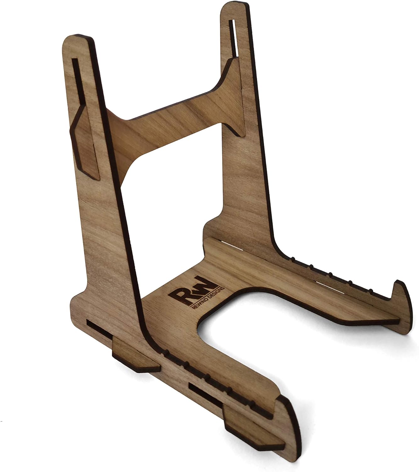 Vinyl Record Storage and Display Stand for 1025 Records, Walnut Veneer