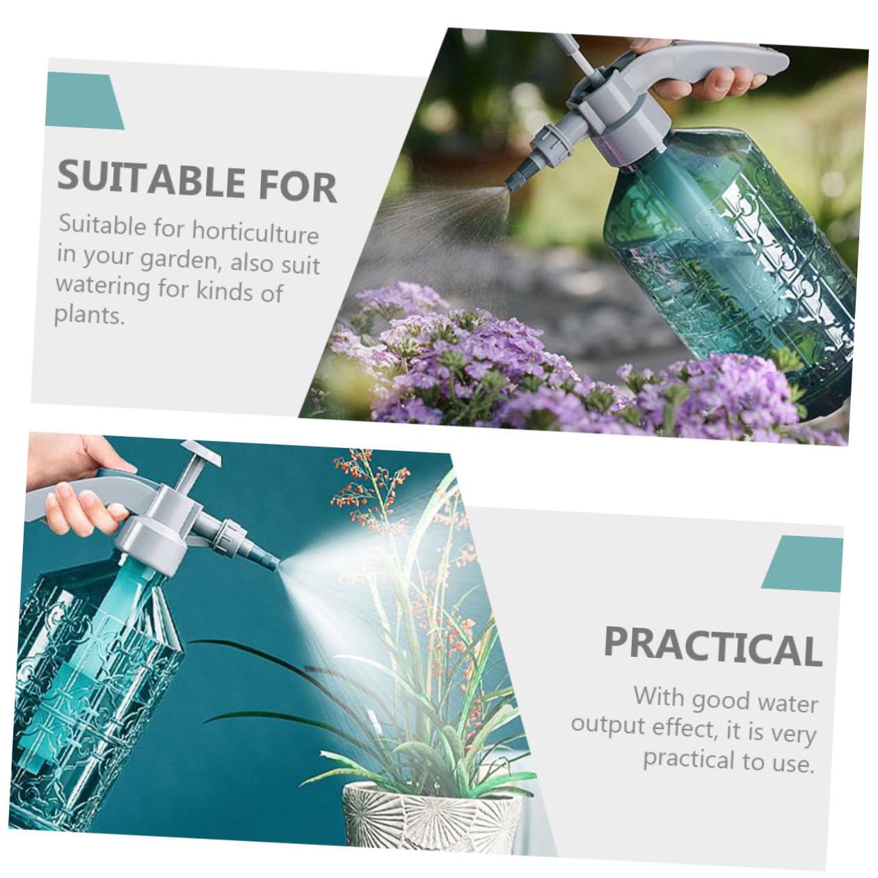 TOYANDONA 2 Pièces arrosoir arroseur pour pulvérisateur à pression brumisateur pour plantes de jardin arrosage bouteille plantes fleurs pulvérisateur brumisateur Plastique Bleu