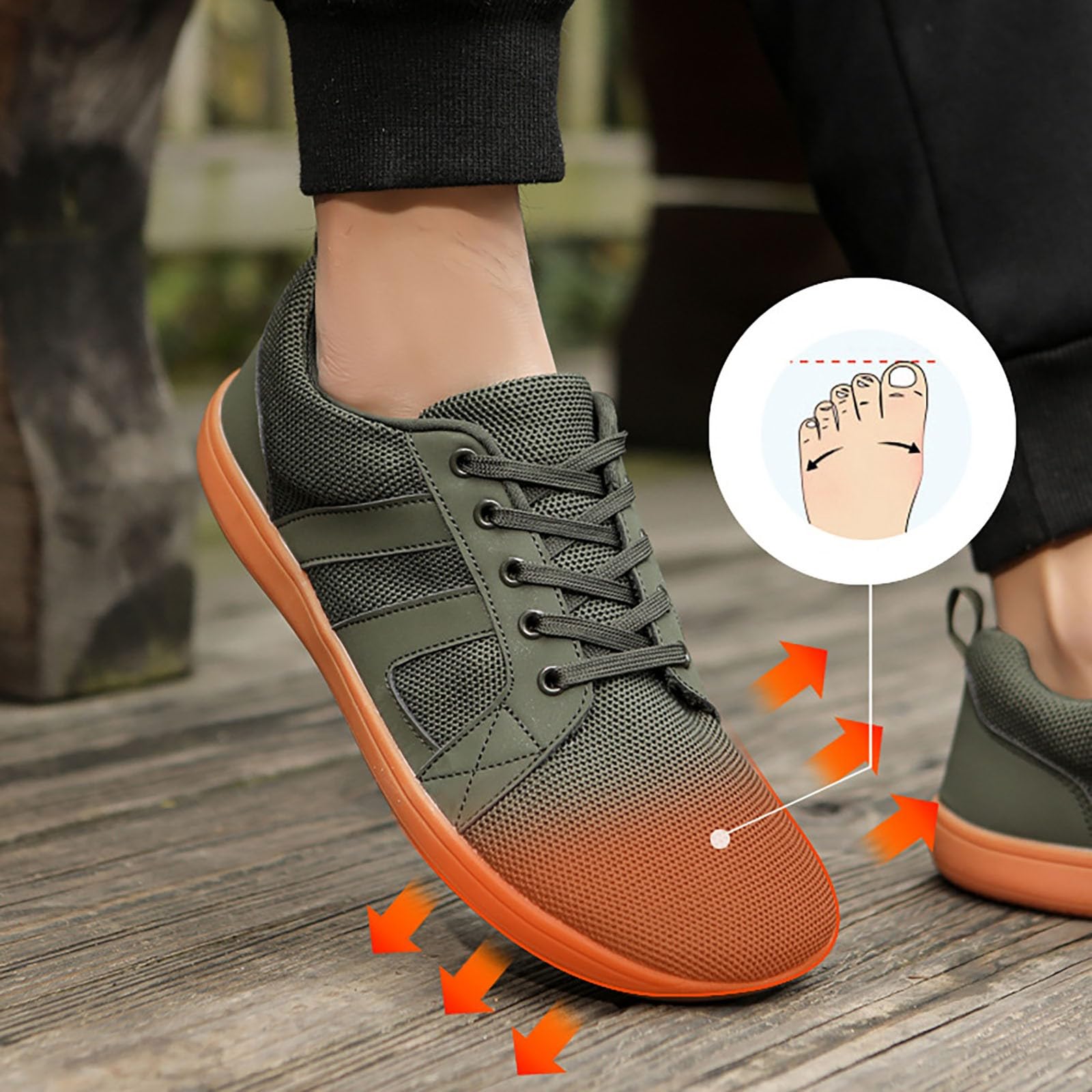 Scarpe a piedi nudi, da uomo e donna, larghe, leggere, traspiranti, in rete, per il tempo libero, comode, antiscivolo, unisex