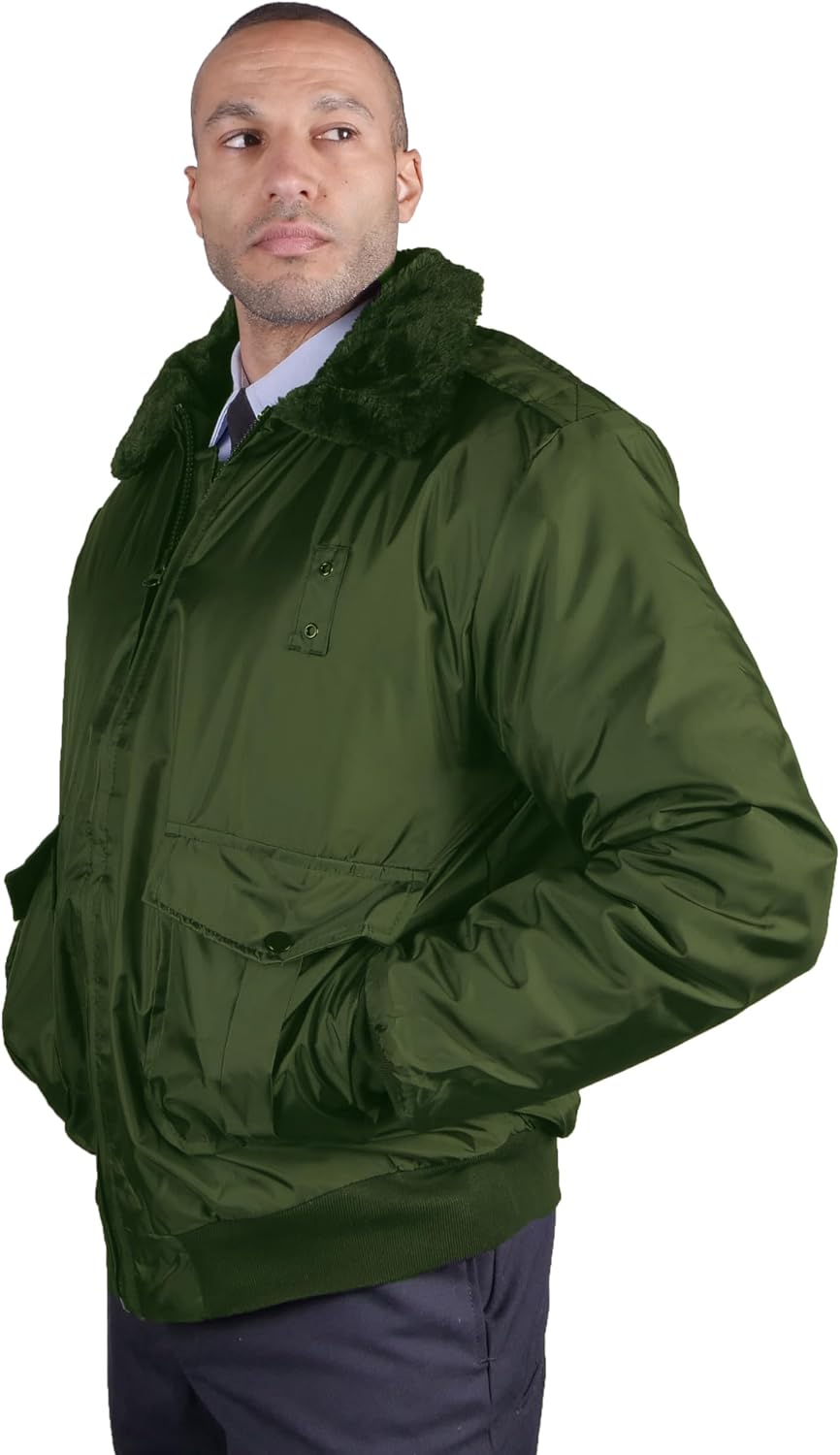 First Class 100% Nylon Oxford Watch-Guard Bomber Jacket