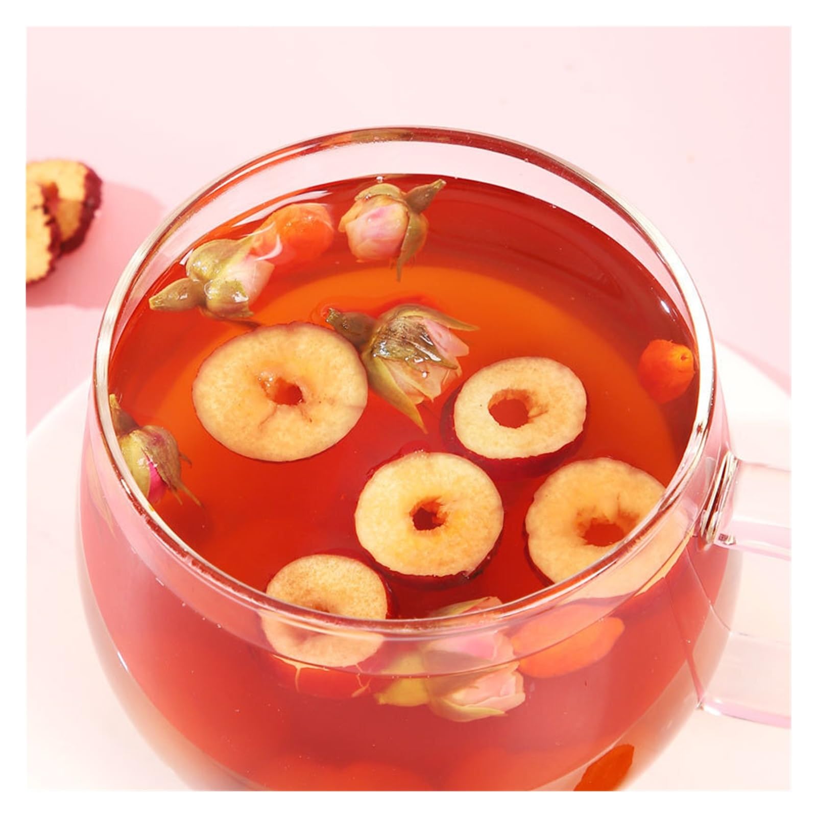 Herbata Różowo-Brązowa, Imbirowa i Jujube 150g (10 Torebek)(2pcs)