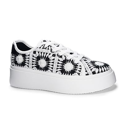 Dirty Laundry Recreation Crochet Sneakers Women