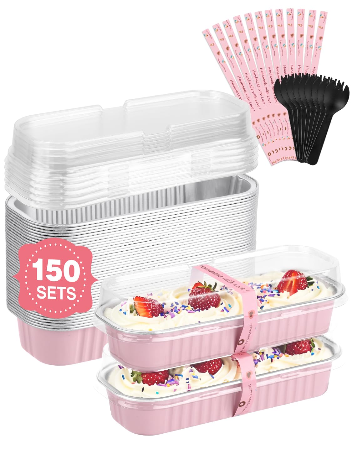 NEEBAKE Mini Loaf Pans