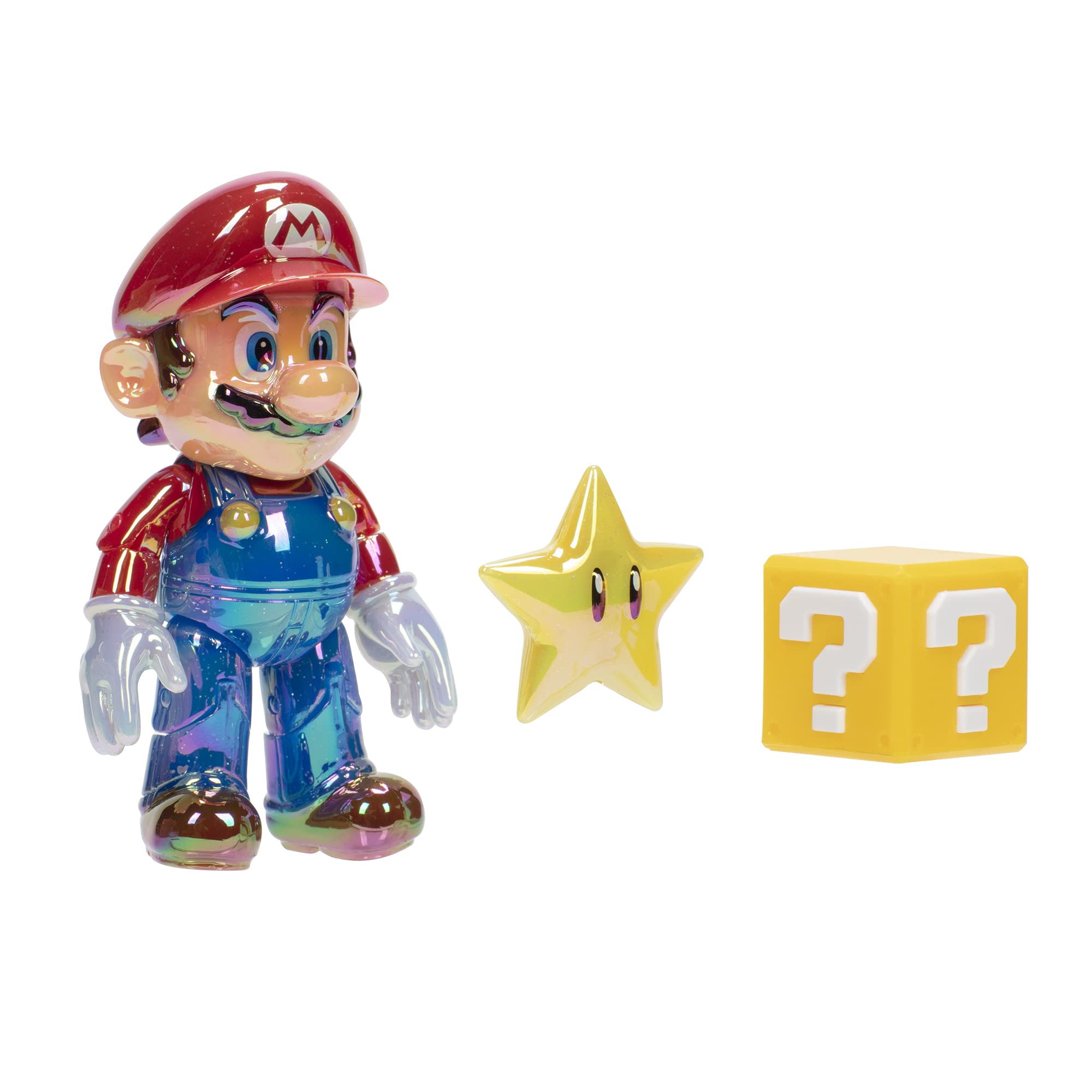 Figura Star Power Mario Gold Super Mario Bros 10CM
