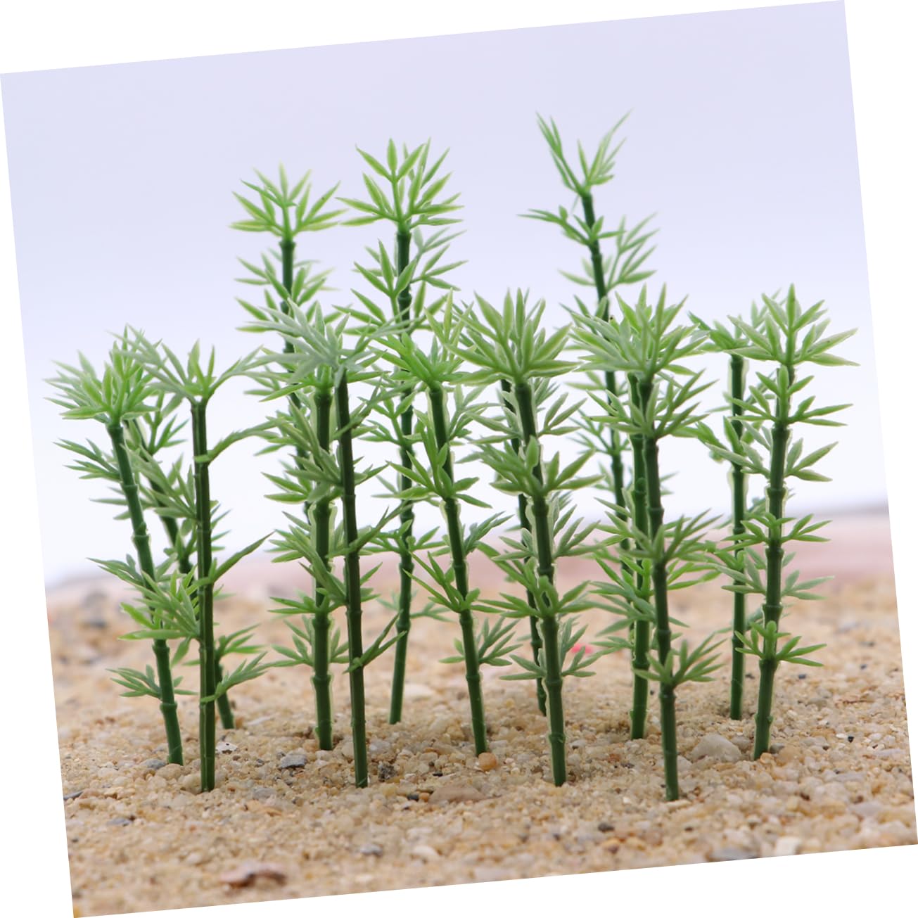 Alberi Modellismo Verdi in Plastica, Set 100 Pezzi 1: 75 | Treno Modellismo e Paesaggio, Scala 1: 100 1: 200 1/300, Misure 6 8 10 12cm