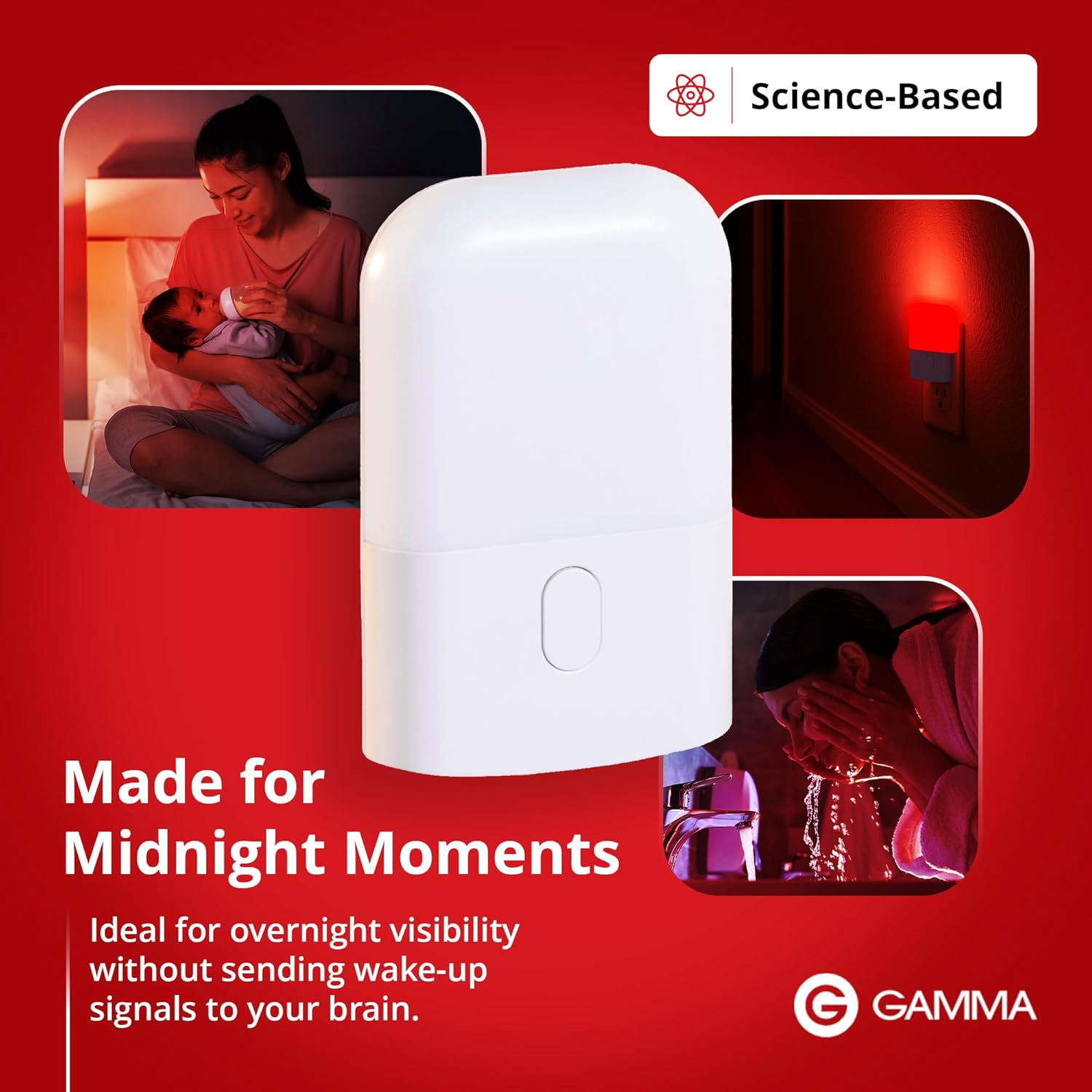 Revive - 670nm Red Night Light (2 Pack) by Gamma - Sleep Therapy - Melatonin Promoting Natural Sleep Aid - Image 7