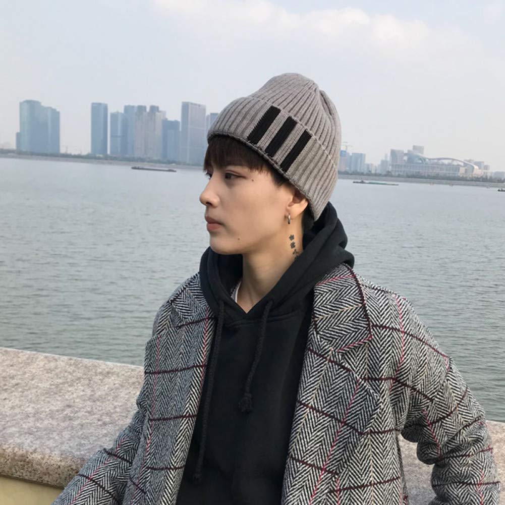 Chapeaux tricotés pour hommes bonnet chaud d'automne et d'hiver - 5