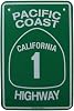 PCH California Highway Ca HWY Road Street Traffic Sign by SW