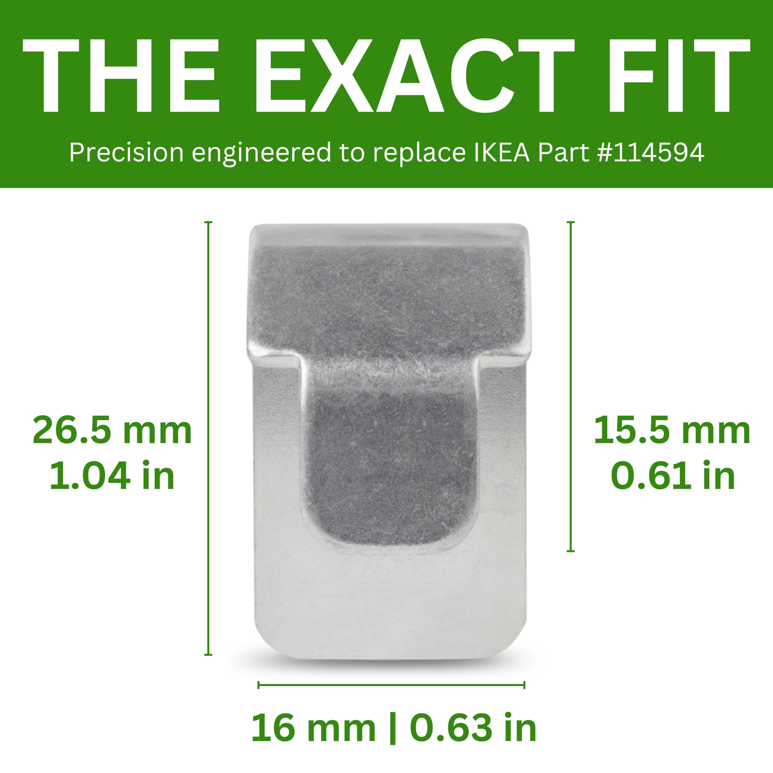 Spare Hardware Parts 12 x Shelf Bracket Clip Replacement for