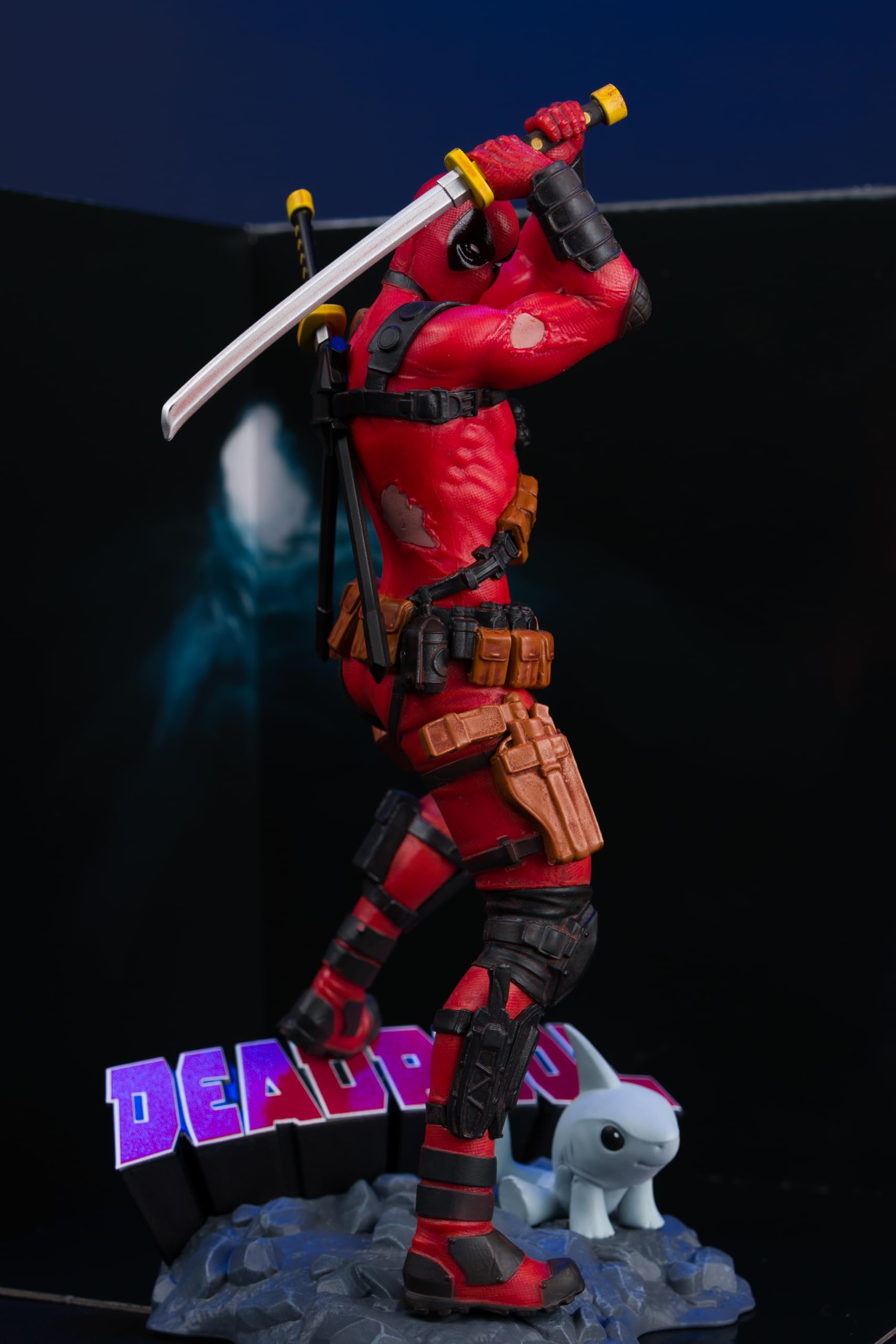 McFarlane Toys - Marvel Deadpool - Coleccionable a Escala 1:10 con Escena (Deadpool #1)