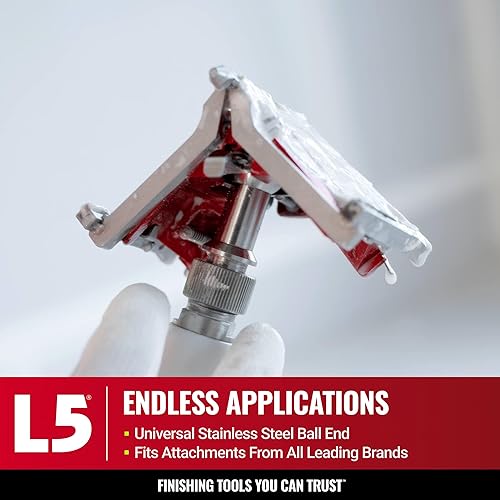 Miniatura 8 de LEVEL5 MiniShot Tubo compuesto asistido por gas  Termina el interior + esquinas exteriores con facilidad  Activación sin torsión  Fácil de usar,