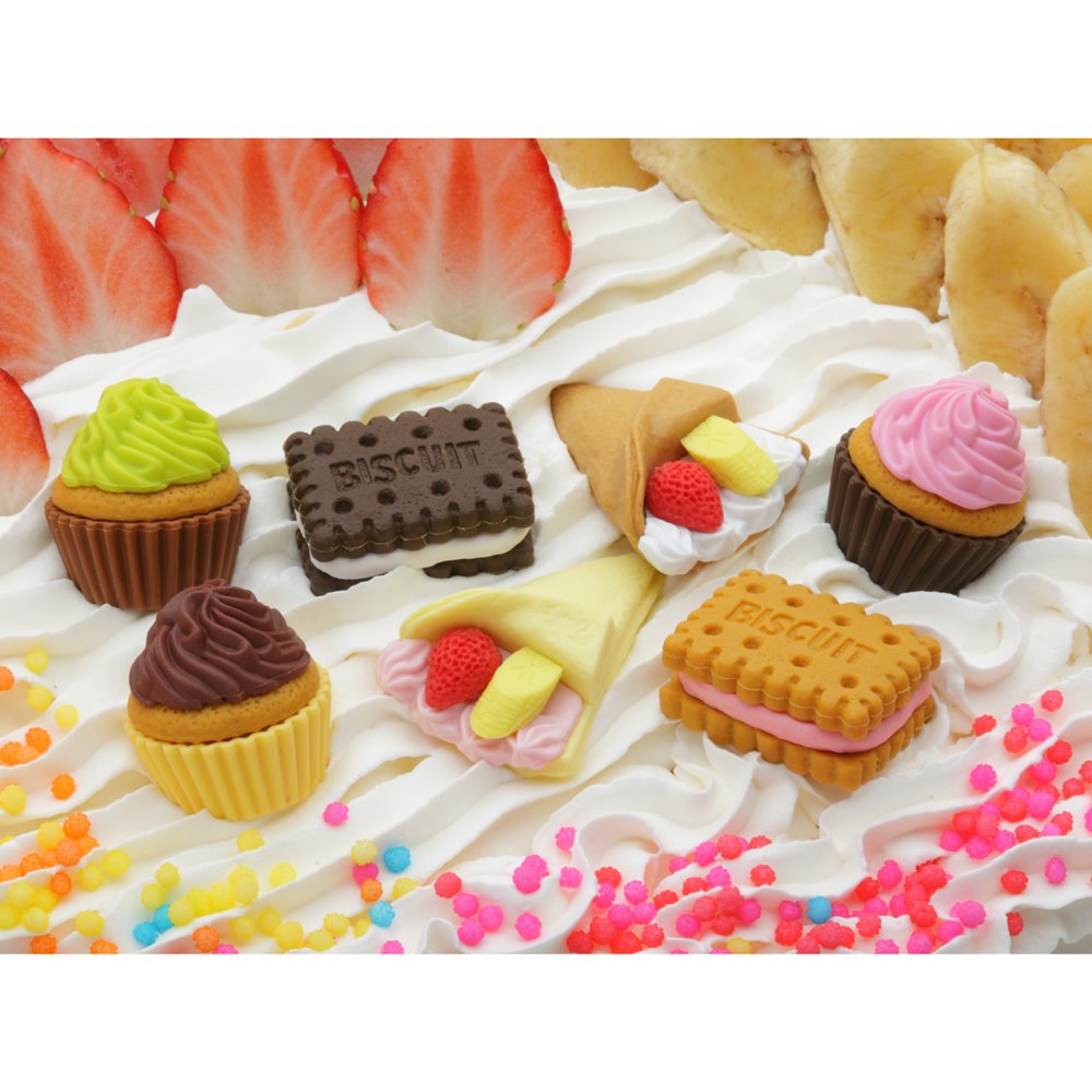 Amazon | スガタ イワコー 消しゴム ケーキ 60個入り SCERKEI003