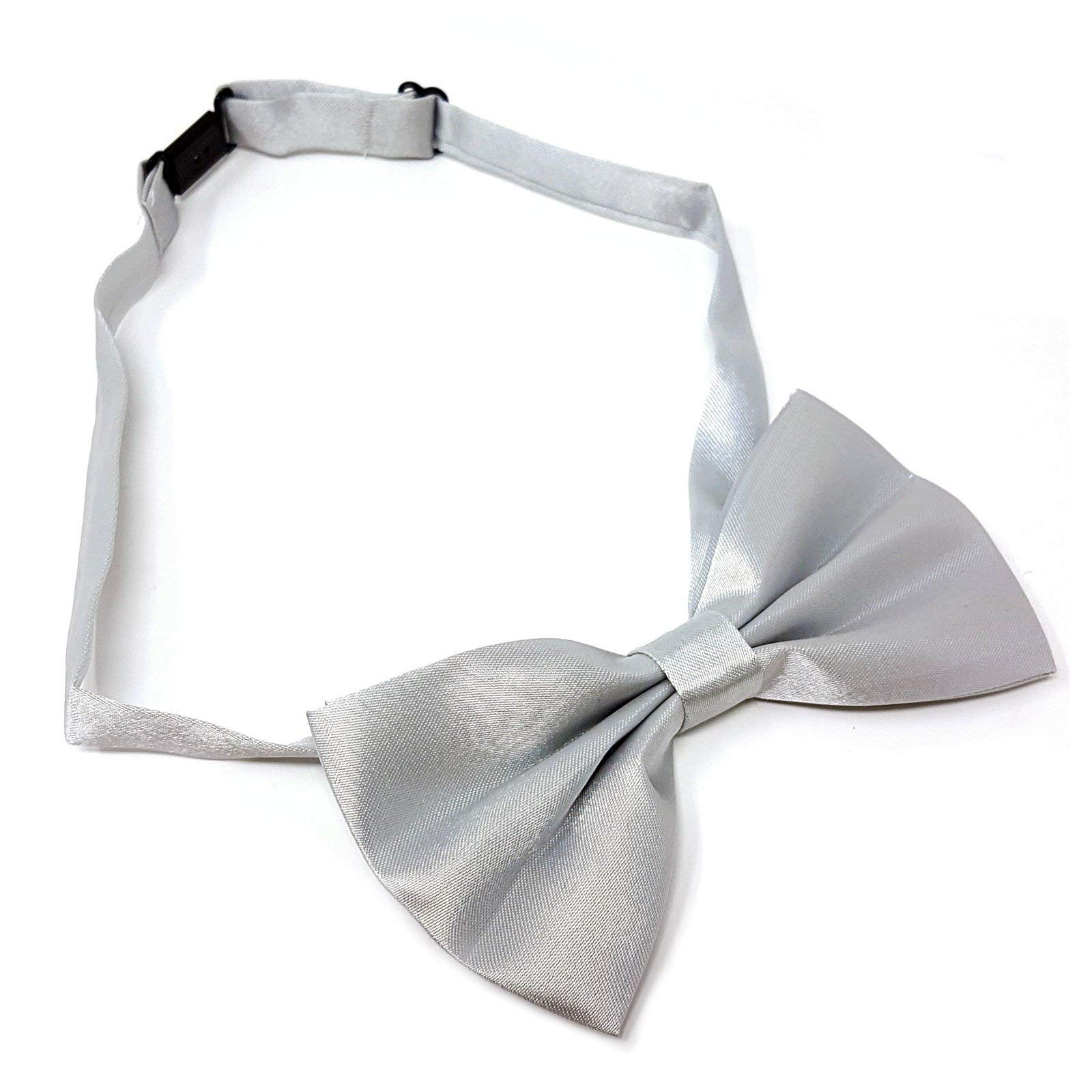 WS UK Adults Bow Tie - Silver