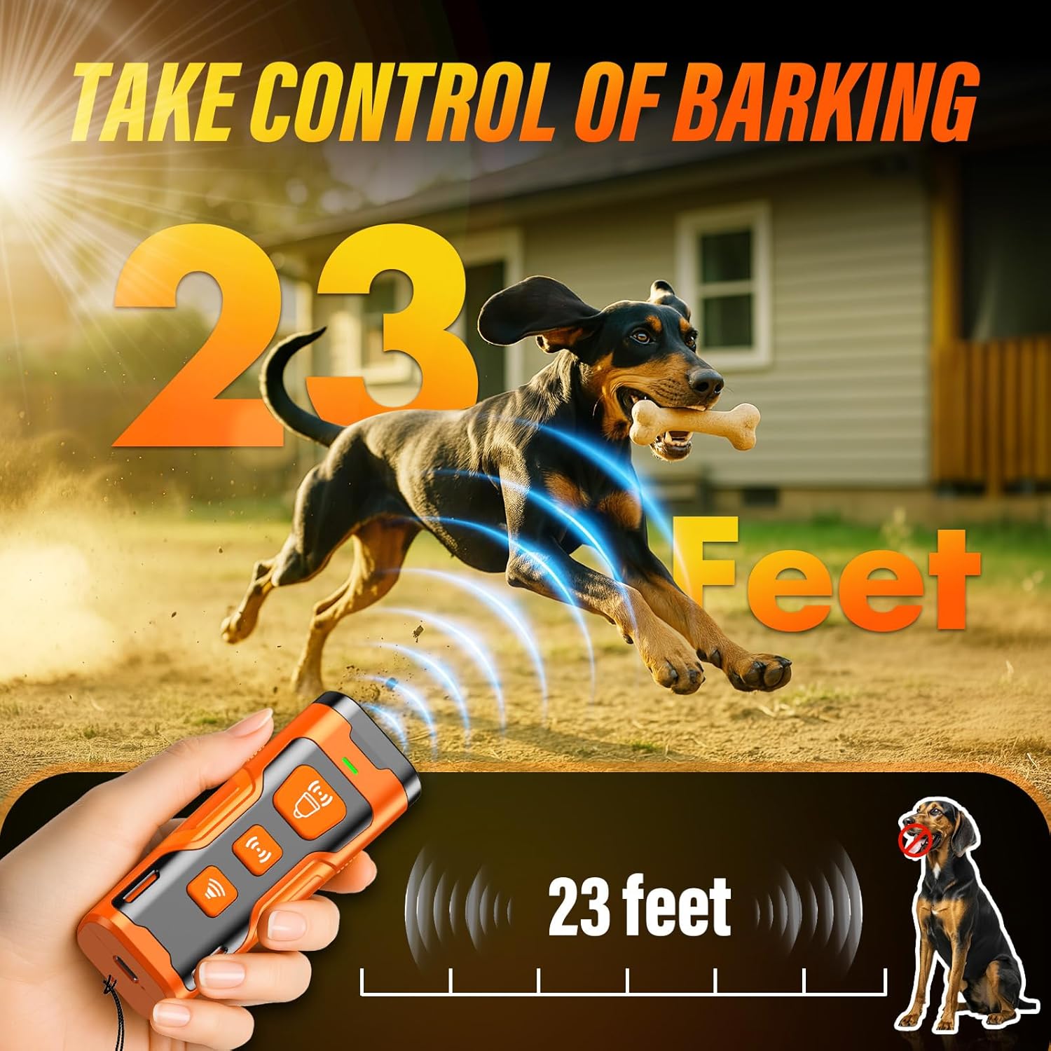 Ultrasonic Dog Bark Deterrent Device 3 Ultrasonic Dog Bark Deterrent Device - Image 3