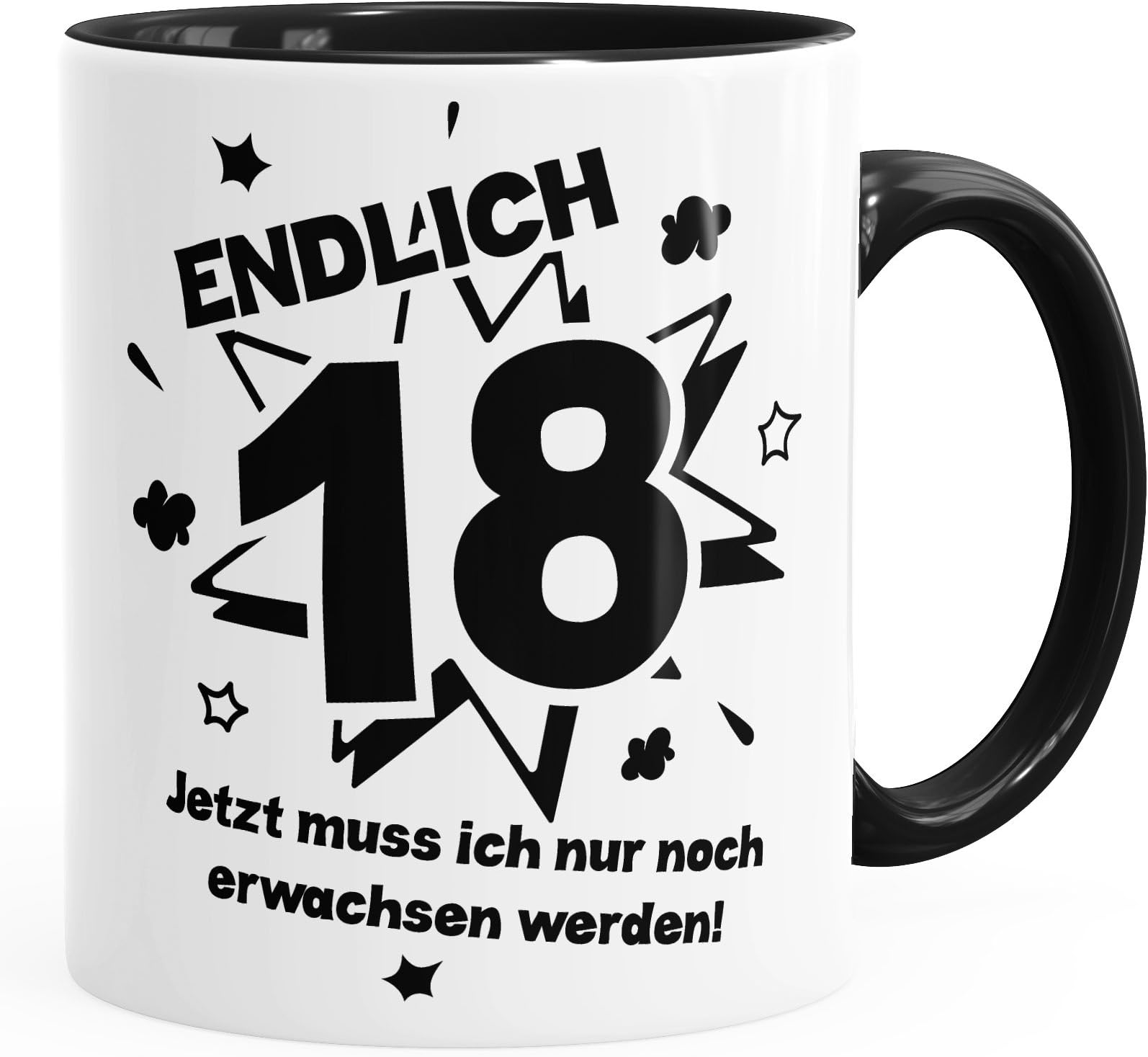 Endlich 18 Jetzt Muss Ich Nur Noch Erwachsen Werde' Männer T-Shirt