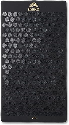 Vista 8 de ShaktiMat Classic Estera de Acupresión Nivel 2 de Intensidad en Negro Shakti, Alivia el Estrés y la Tensión, Promueve la Relajación