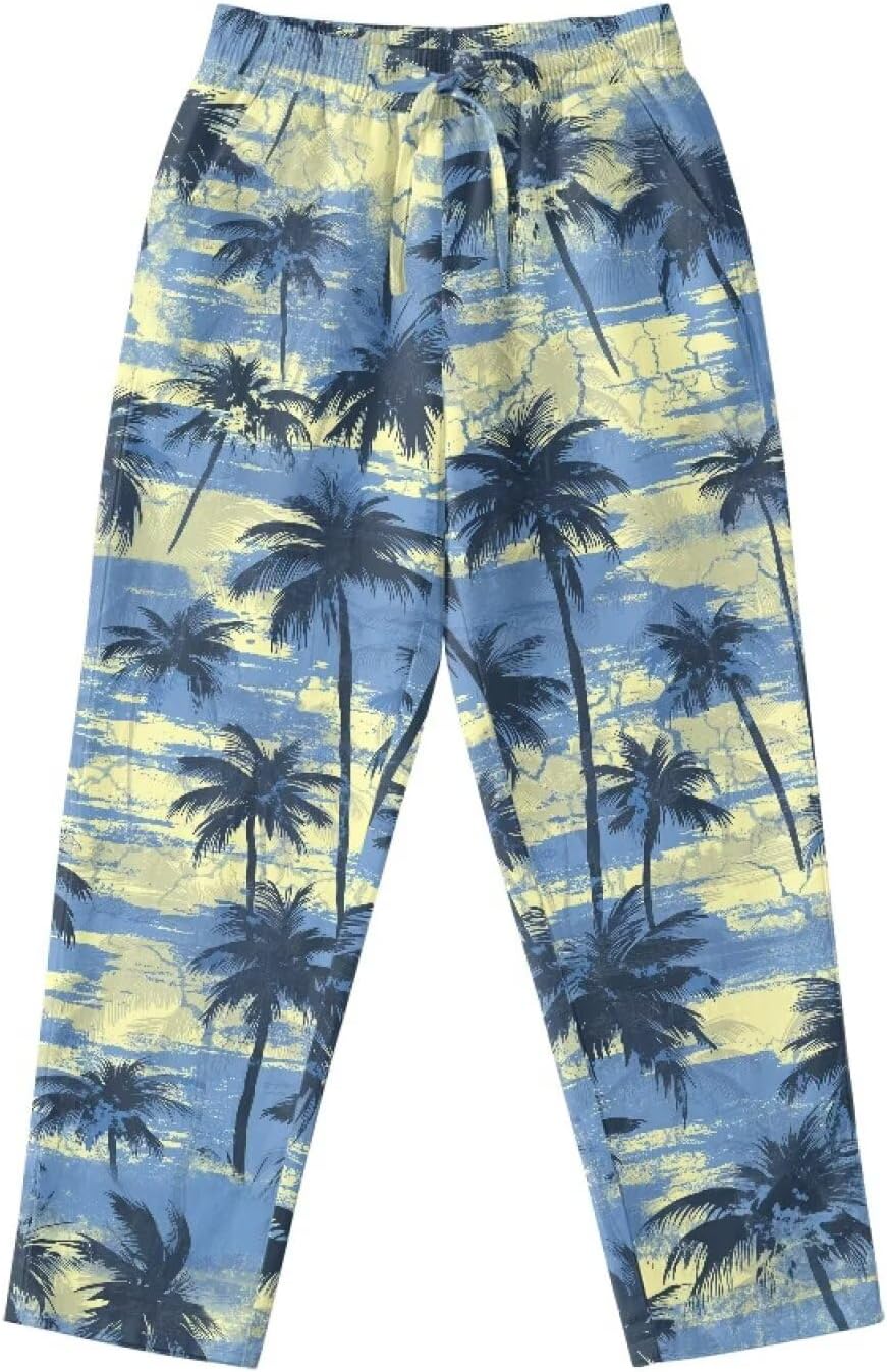 Jogger Sweatpants for Men Prints Trousers with Pockets Athletic Baggy Pants Relaxed Fit