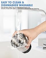 Vista 7 de Molinillo de café eléctrico, potente motor de 250 W, máquina para el hogar con capacidad de grano de café de 2.65 oz, para frijoles, especias