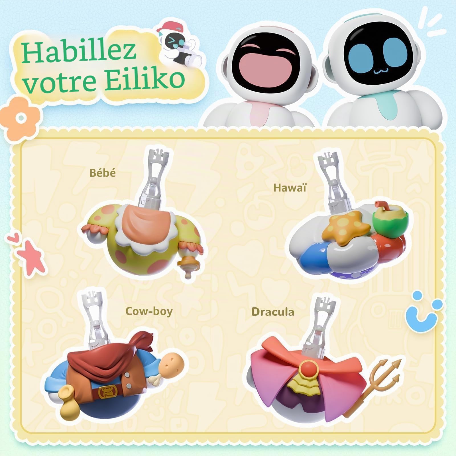 Eiliko Swappable Themed Bodies SpinKit I - Livré avec 4 Corps thématiques pour s'adapter à Votre Humeur ou à Votre Style. Changez la Coque, débloquez de Toutes Nouvelles animations.