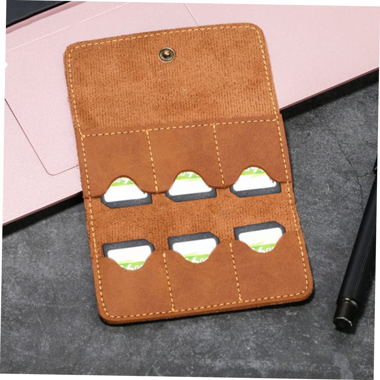 ARTIBETTER Handy Memory Card Case Box Memory Card Pouch for Cards Storage Box Nice Closure