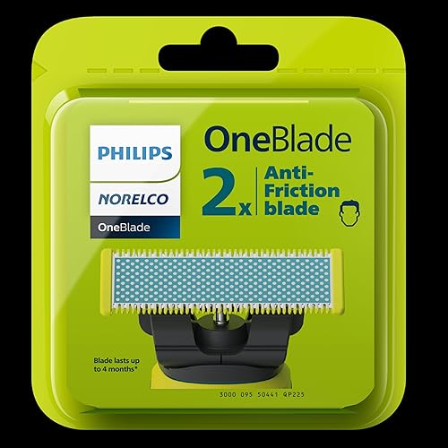 Miniatura 13 de Philips Norelco OneBlade QP225/80 - Cuchilla de repuesto original para afeitadora eléctrica OneBlade y recortadora, acero inoxidable duradero
