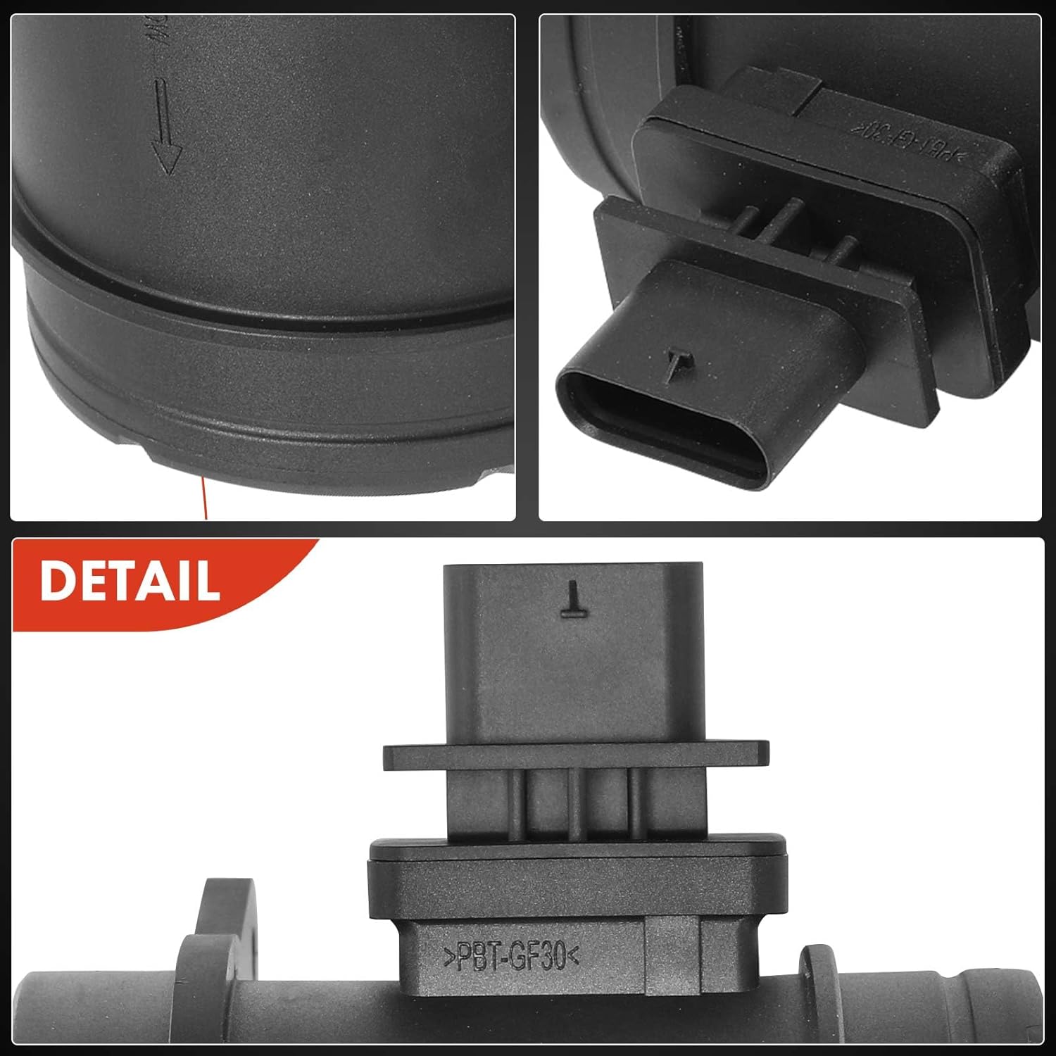 A-Premium Mass Air Flow Sensor Compatible with Volkswagen Passat 2017-2018 Touareg Porsche Cayenne, with Housing